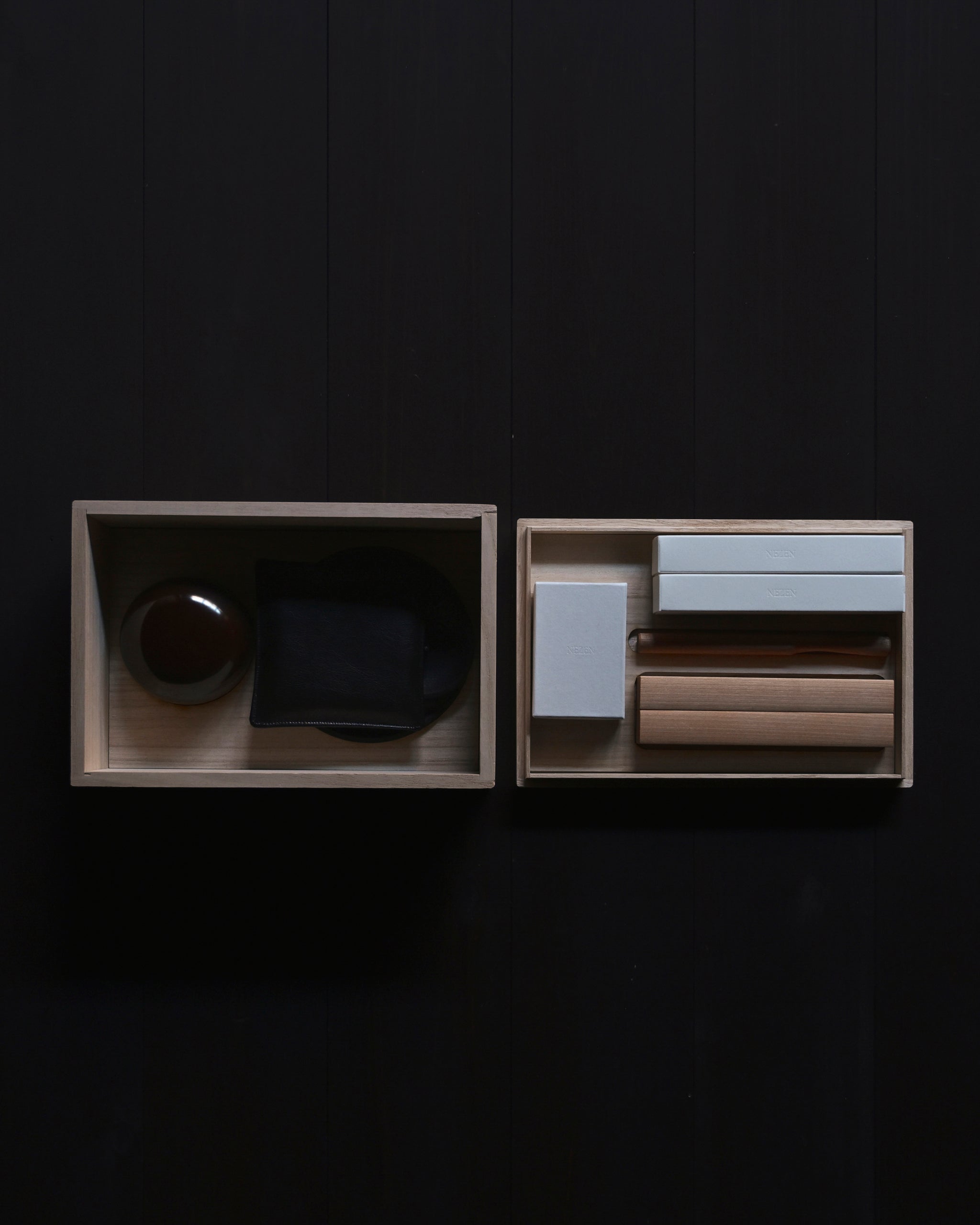 Nezen Box Set by Iwata on a Black background