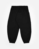 Back view of Samue Loungewear Bottoms by Iwata on a light gray background