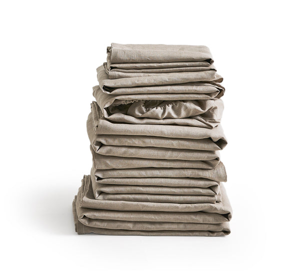 Unbleached Linen Sheets