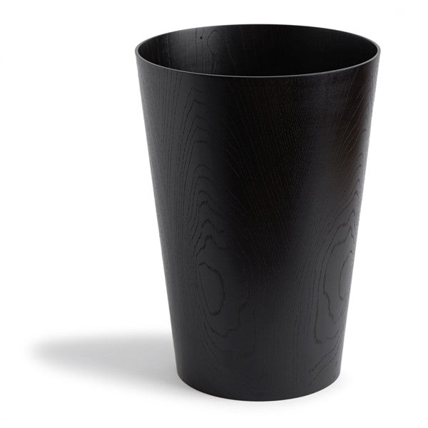 Paper Waste Basket - Black Ash