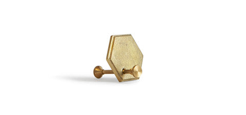 Key Ring - Hexagon Plate