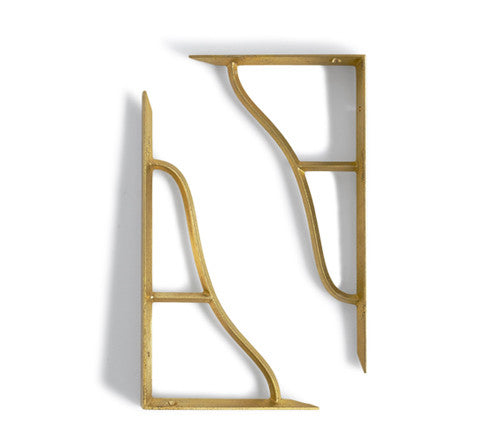 Brass Shelf Brackets