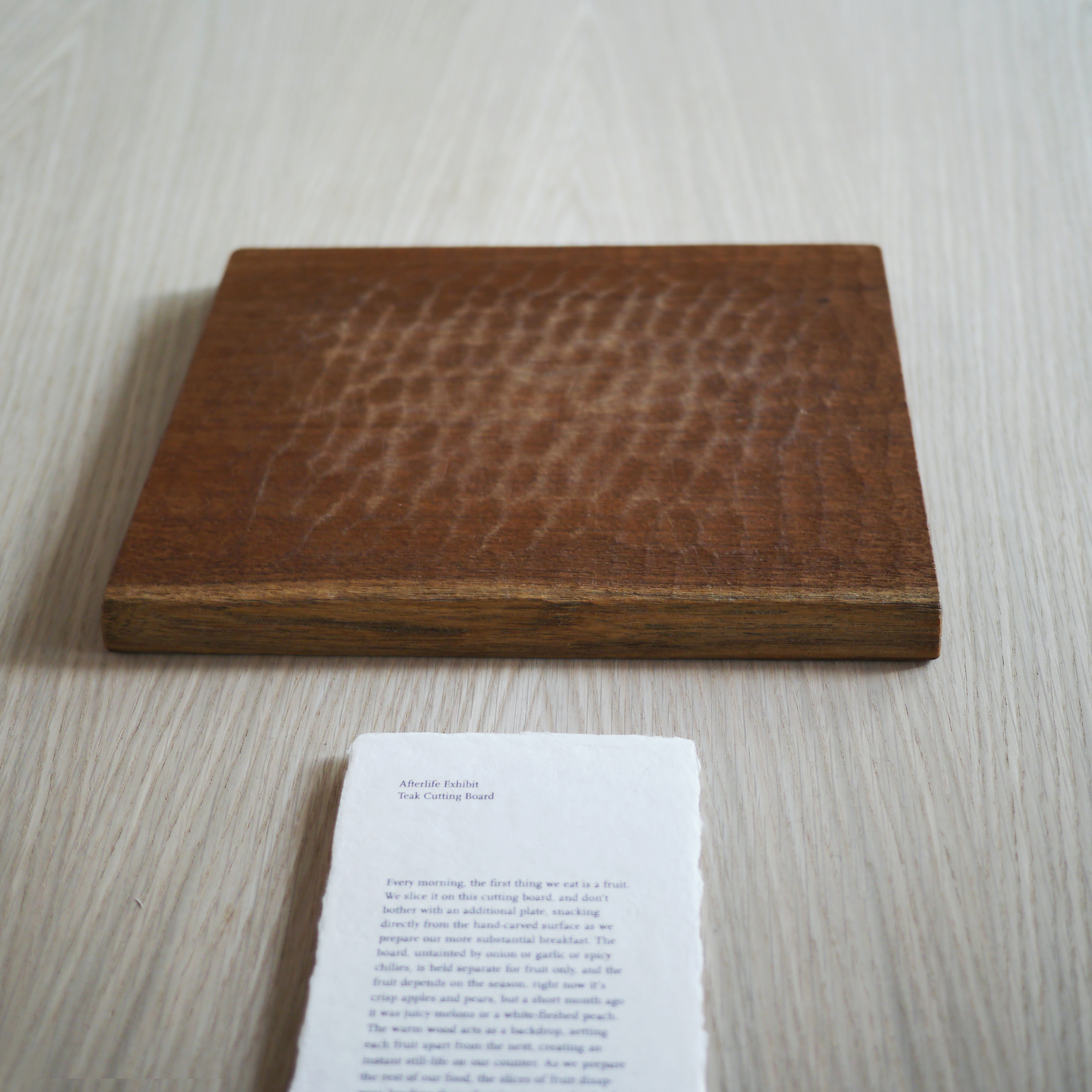 Ryuji Mitani Teak Cutting Board