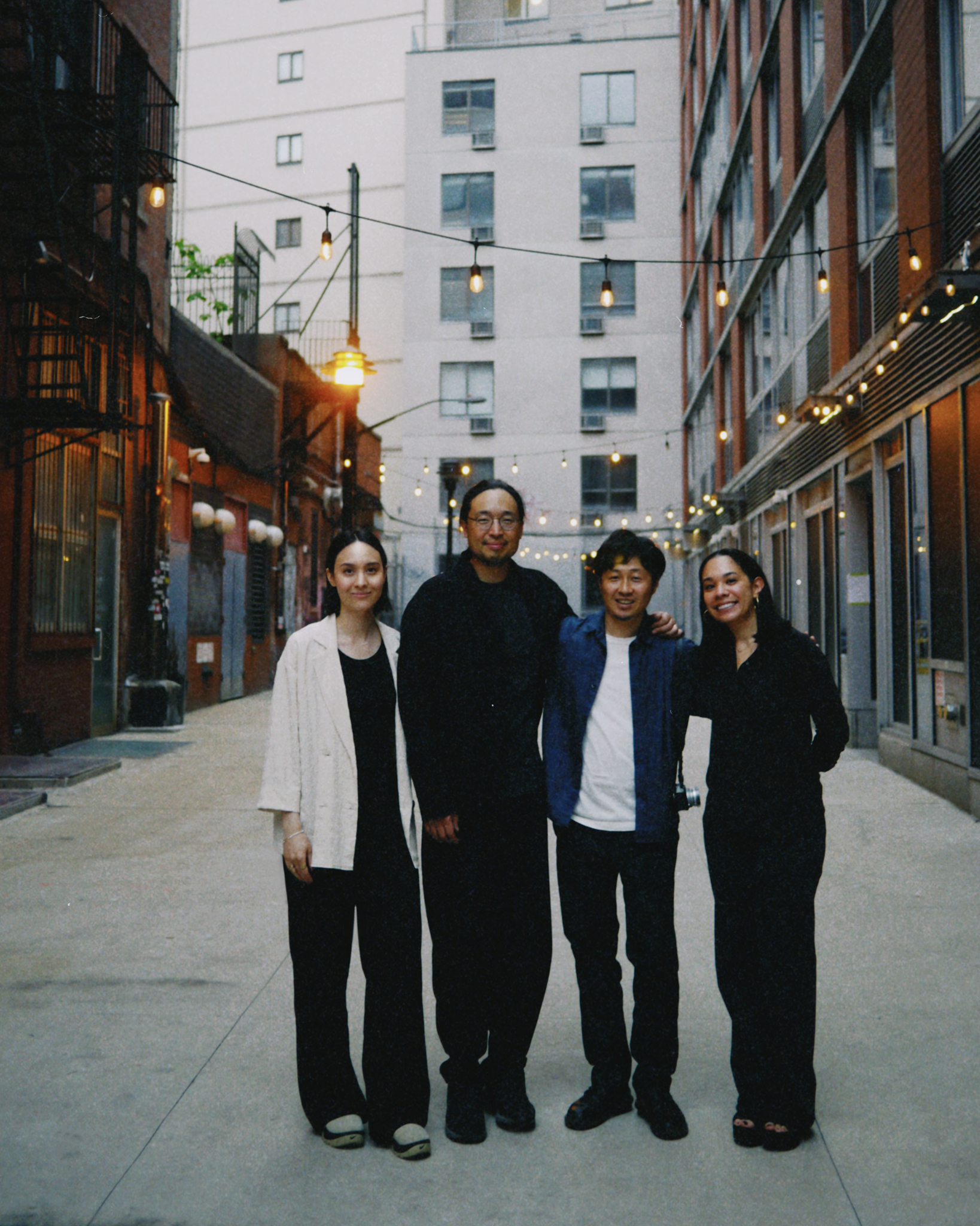 Angelique, Stevensonm Hirotake Tobimatsu and Lily Yamashita-Kenny in Extra Place alley by Nalata Nalata gallery