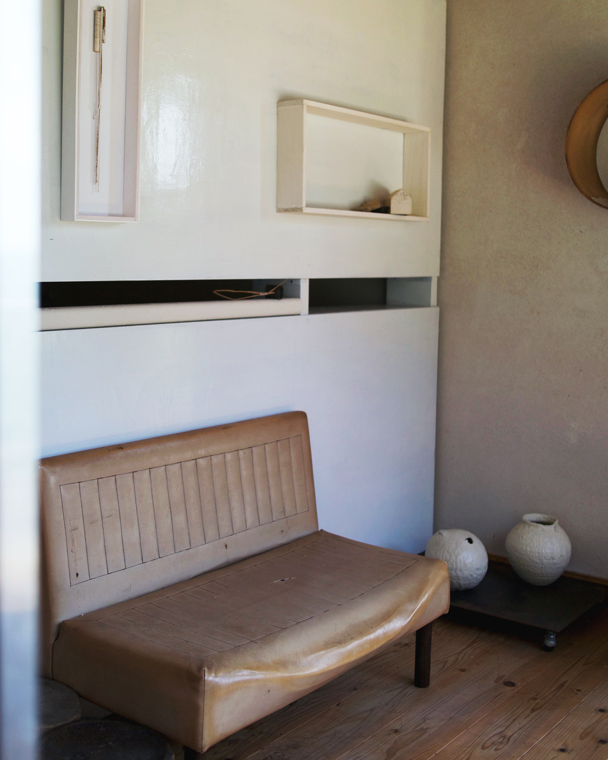 Mix of Michiko Iwata and Keisuke Iwata's works in their small home studio