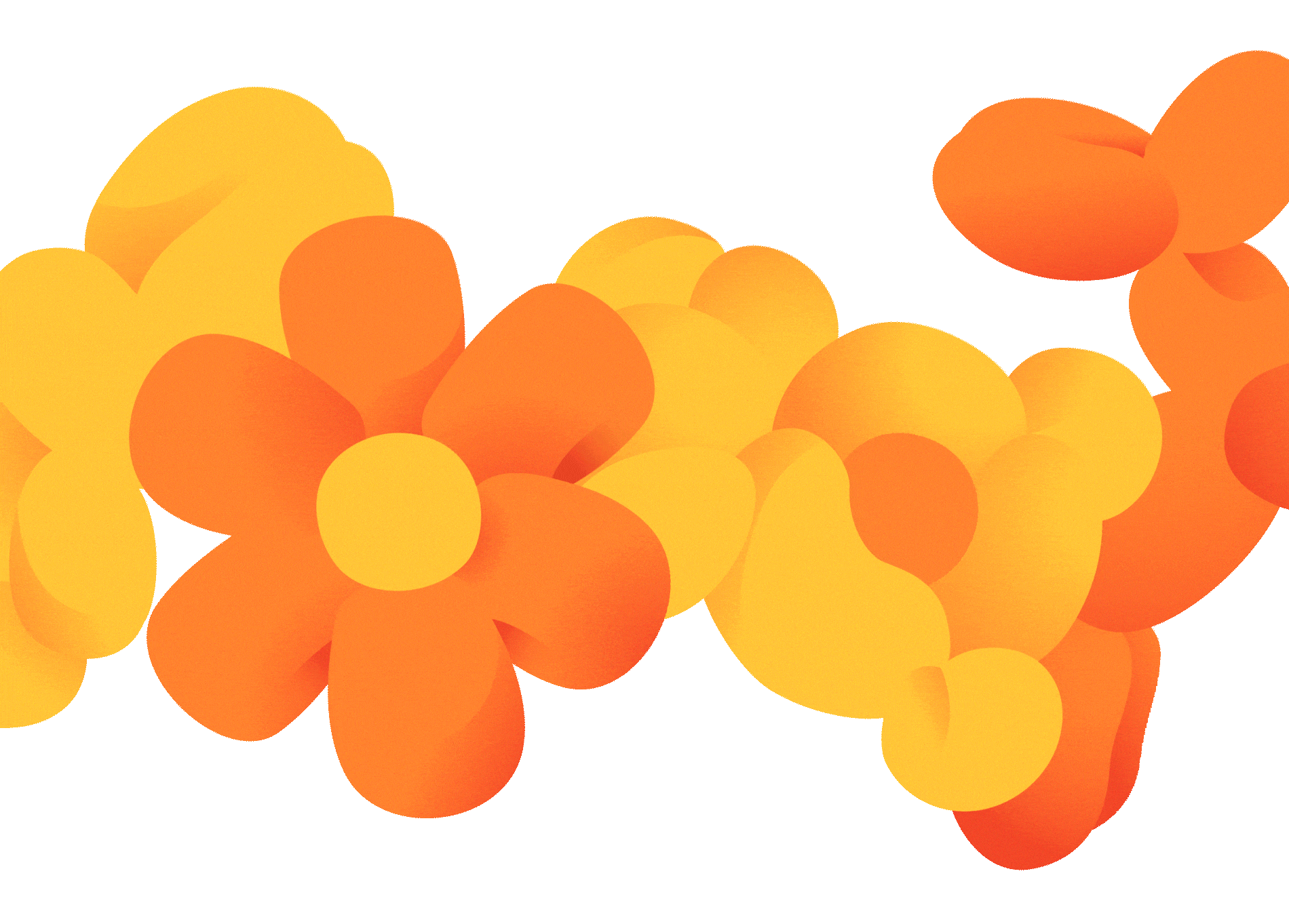 挿絵：さまざまな風船のイラスト