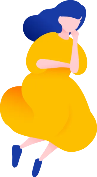 挿絵：宇宙に浮かぶ女の子