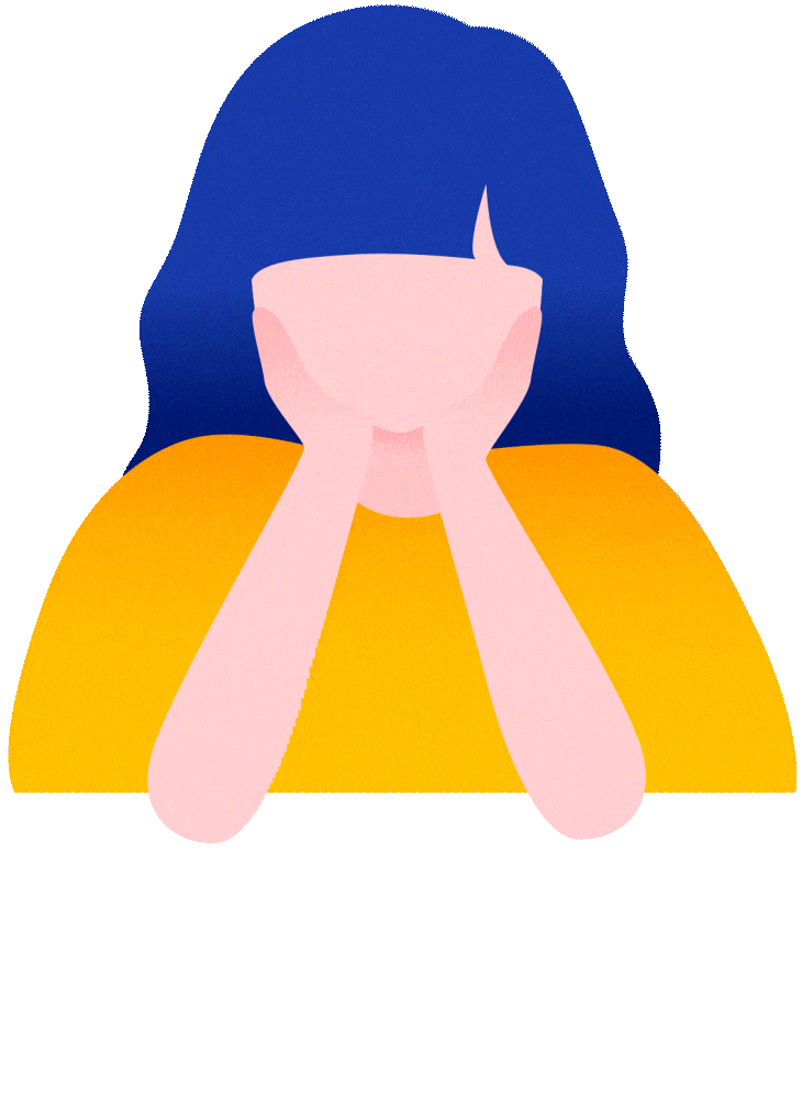 挿絵：バルーンドッグのフィギュアを眺める女の子
